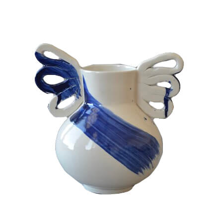 Image of Butterfly Vase (Cobalt)