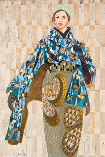 Image of Woman with Butterfly Cape