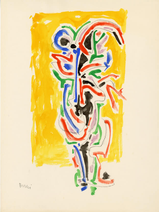 Image of Untitled (D120) 1988 “Figure in Yellow”
