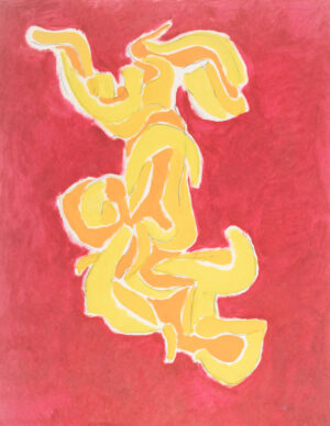 Photo of Untitled (D125) 1980 “Yellow Figure” artwork