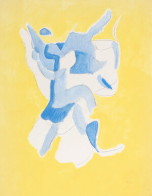 Photo of Untitled (D126) 1980 “Blue Figure” artwork