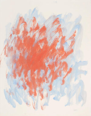 Photo of Untitled (D137) 1959-62 “Blue Red Abstract” artwork