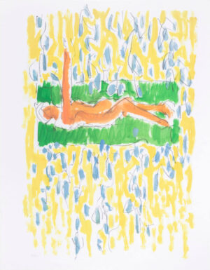 Image link Untitled (D140) 1998 “Orange Reclining Figure”