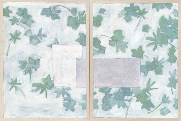 Image of Falling Flowers II (diptych)