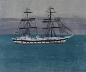 Photo of Stavros on Aqua Horizon artwork
