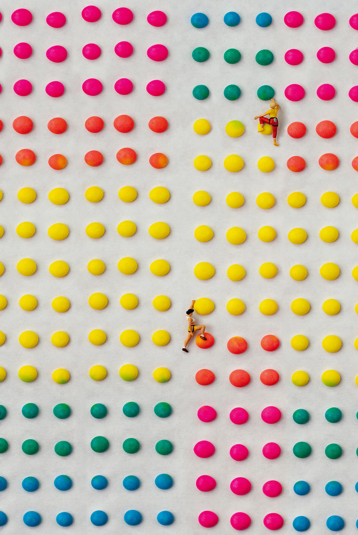 Image of Candy Dot Climbing Wall