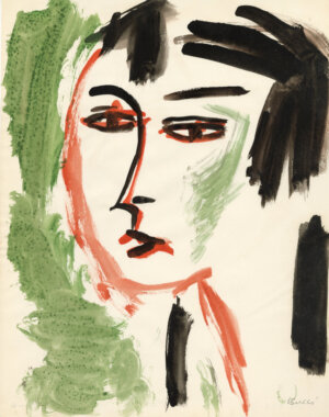 Photo of Untitled (D158) Face 1952-56 artwork