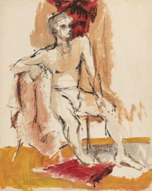 Photo of Untitled (D173) Seated Figure  1951 artwork