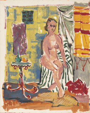 Photo of Untitled (D176) Seated nude 1951 artwork