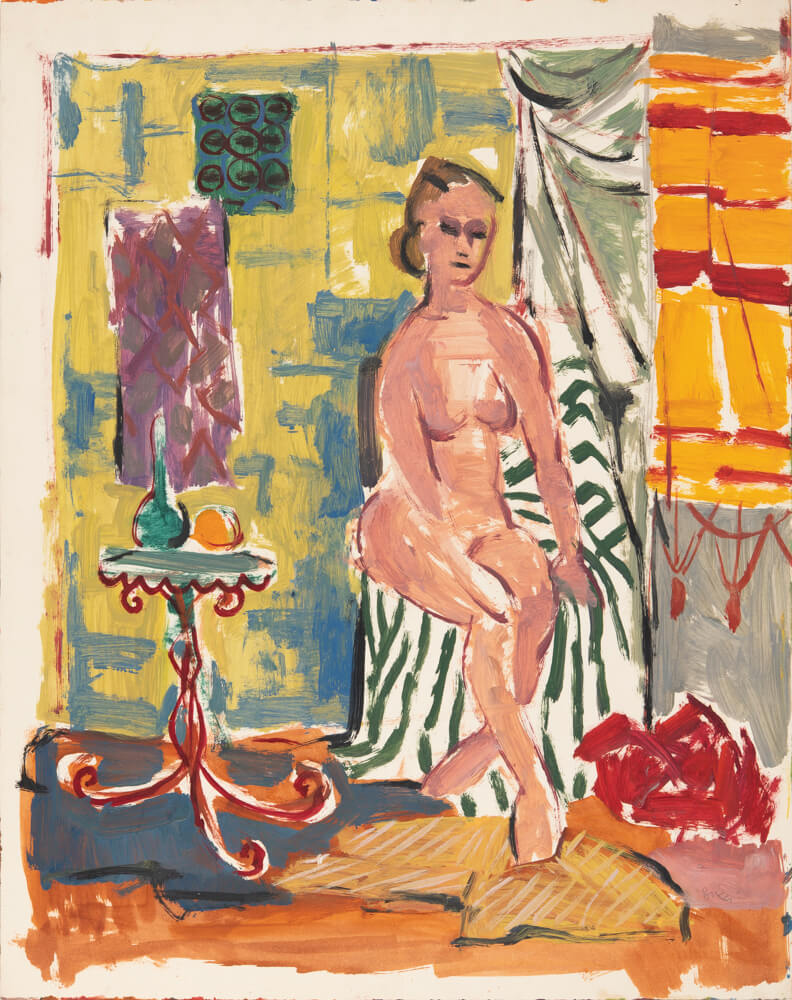 Image of Untitled (D176) Seated nude 1951