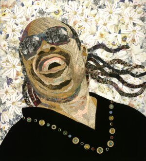 Photo of Stevie Wonder artwork