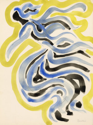 Photo of Untitled (D180) Flowing Figure 1966 artwork