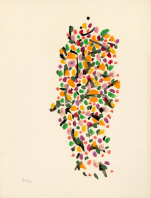 Photo of Untitled (D181) Colorful Dots 1975 artwork