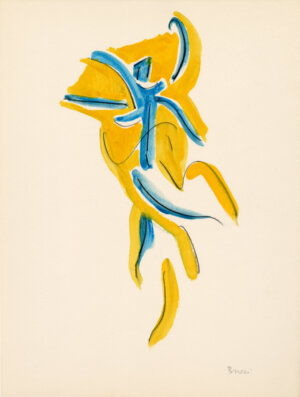 Photo of Untitled (D182) Abstract Figure 1973 artwork