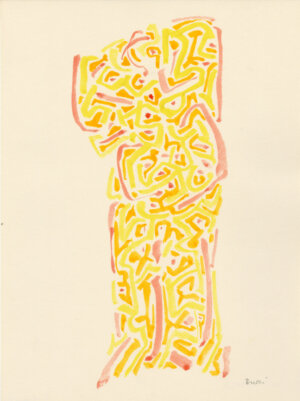 Photo of Untitled (D184) Abstract Figure 1981 artwork