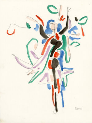 Photo of Untitled (D189) Abstract Figure 1993 artwork