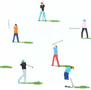 Photo of Golfers (Nano) 24 artwork