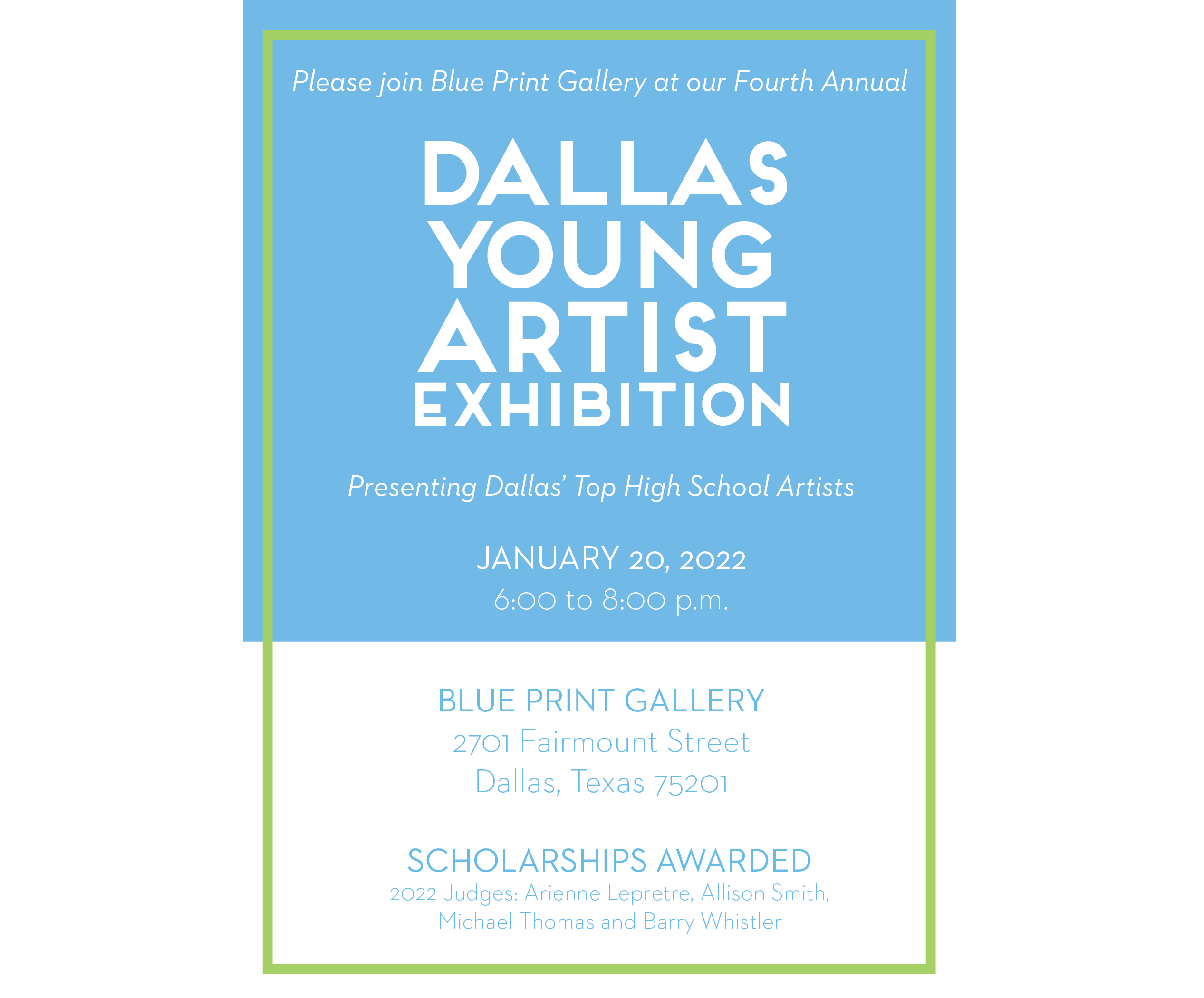 Dallas Young Artist Exhibition 2022