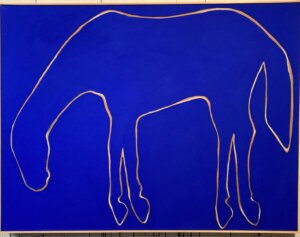Photo of Untitled Blue Horse artwork