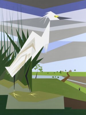 Photo of Snowy Egret artwork