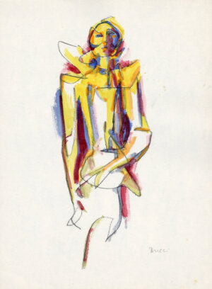 Photo of Untitled (D193) Abstract Figure 1986 artwork