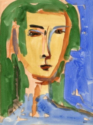 Photo of Untitled (D221) Face 1954 artwork