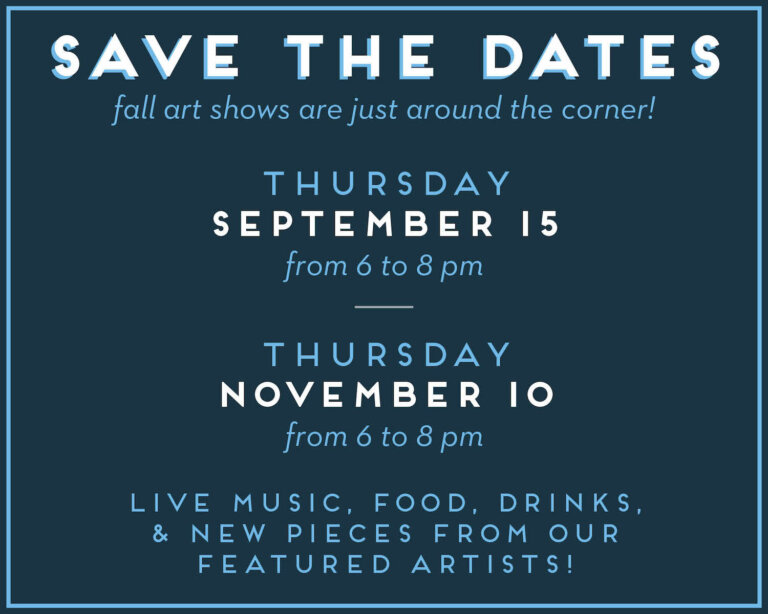 Save the date for Blue Print Art Show on September 15