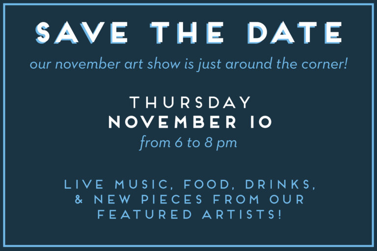 save the date november art show