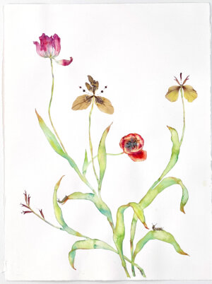 Photo of Tulips and Lilies artwork