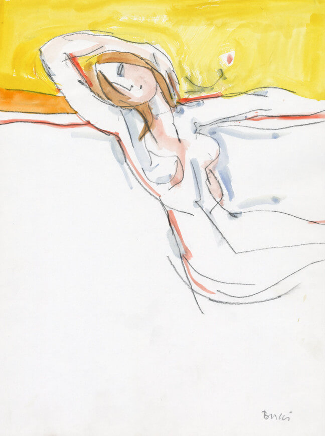 Image of Untitled (D248) Figure, head in arm 1991