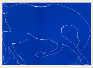 Photo of Large Blue Horse artwork