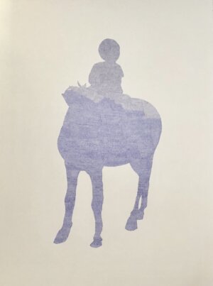 Photo of Hybridities (Lineage series, Child and Horse) artwork