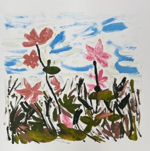 Photo of Flowers in a Field artwork