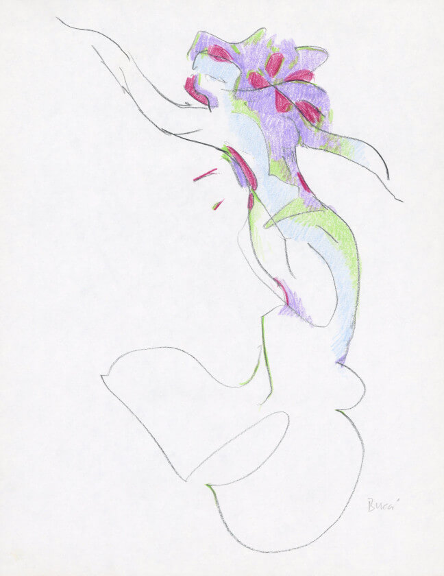 Image of Untitled (D279) Fashion Figure, July 8, 1980