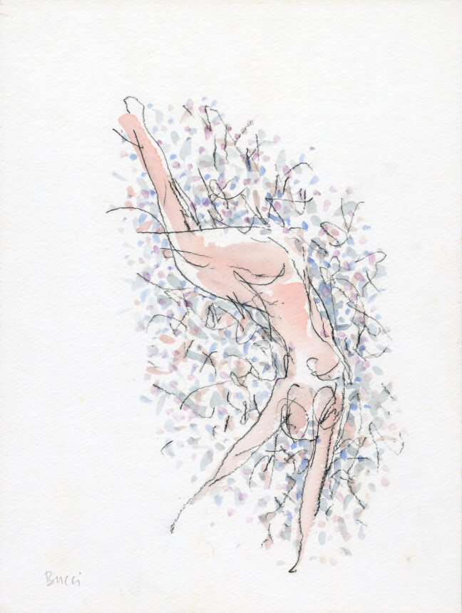 Image of Untitled (D281) Falling Figure, September 26, 1996