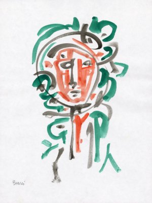 Photo of Untitled (D287) Face, December 16, 1992 artwork