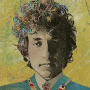 Photo of Bob Dylan artwork