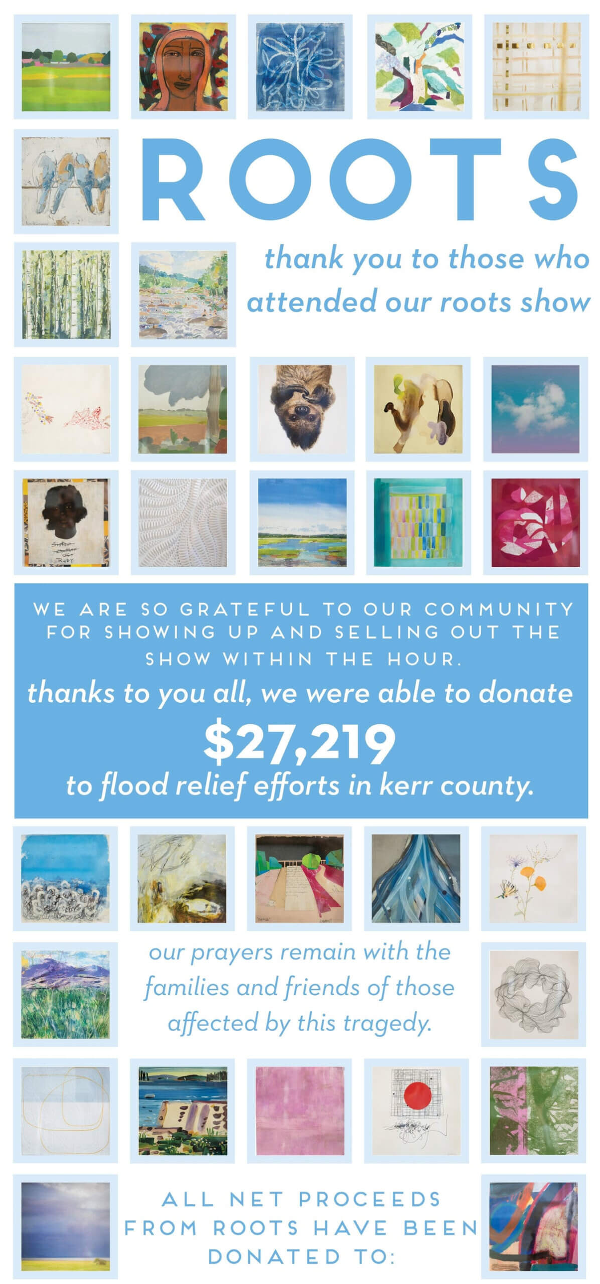 Photo for Roots Art Show post