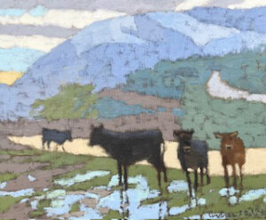 Photo of Williamstown Cows artwork