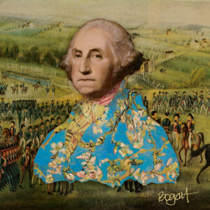 Photo of George Washington artwork