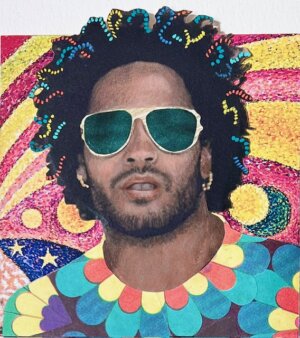 Photo of Lenny Kravitz artwork