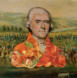 Photo of Thomas Jefferson artwork