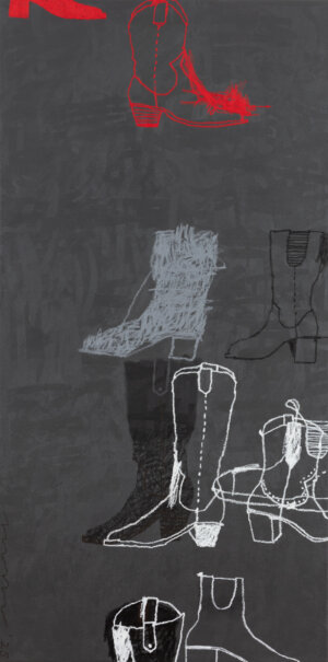 Photo of Left and Right artwork