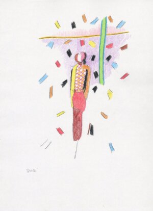 Photo of Untitled (D308) Figure 1/14/89 artwork