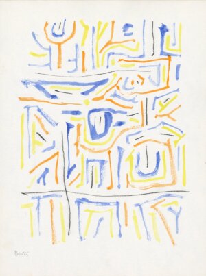Photo of Untitled (D310) Maze Design 9/10/86 artwork