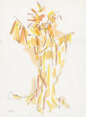 Photo of Untitled (D313) Fashion Figure 7/30/80 artwork