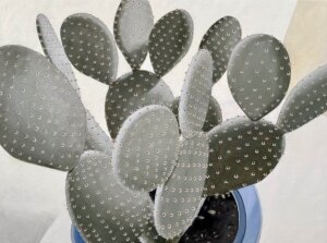 Image link Cactus in Blue Pot 2026