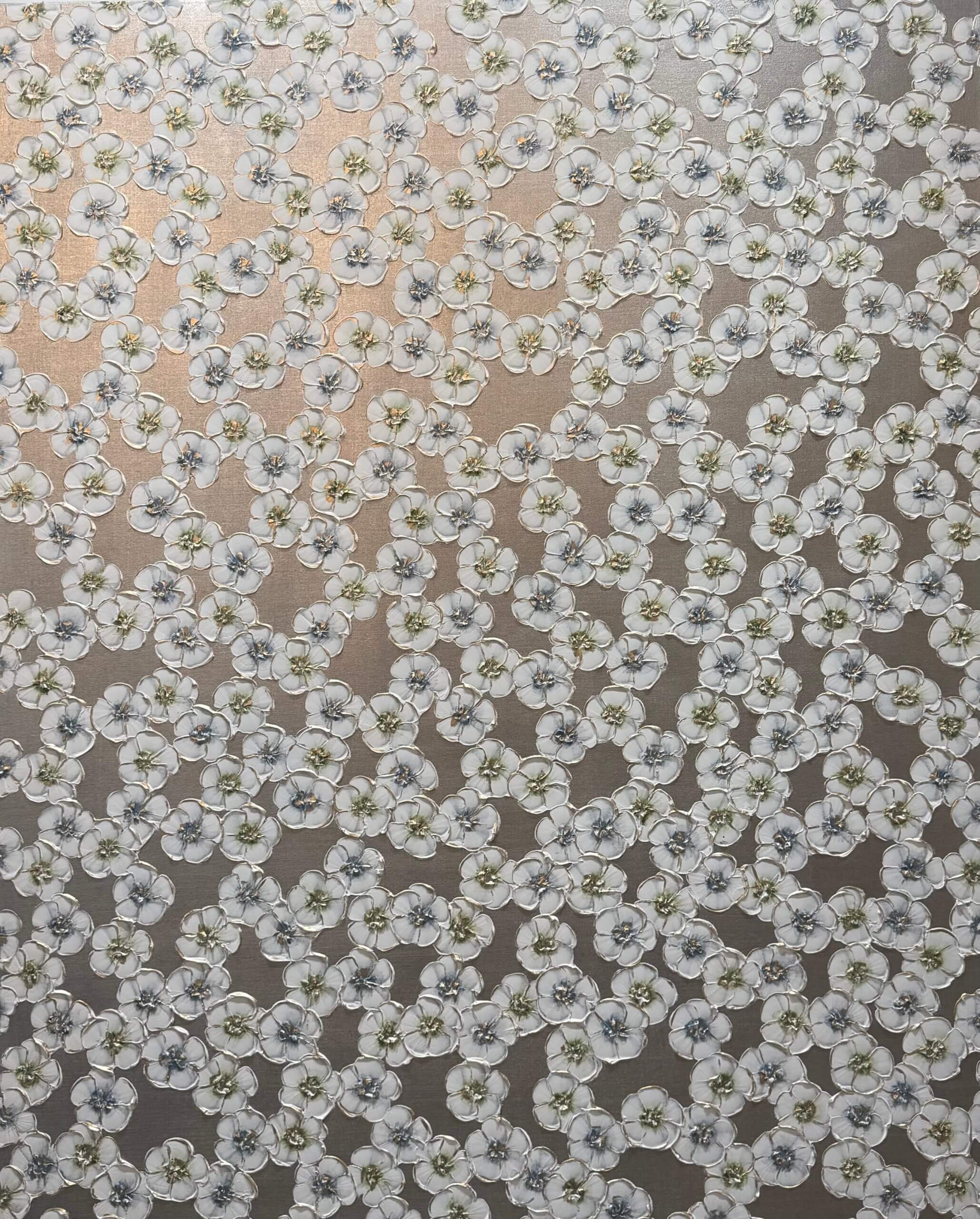 Image of Champagne and Blooms II