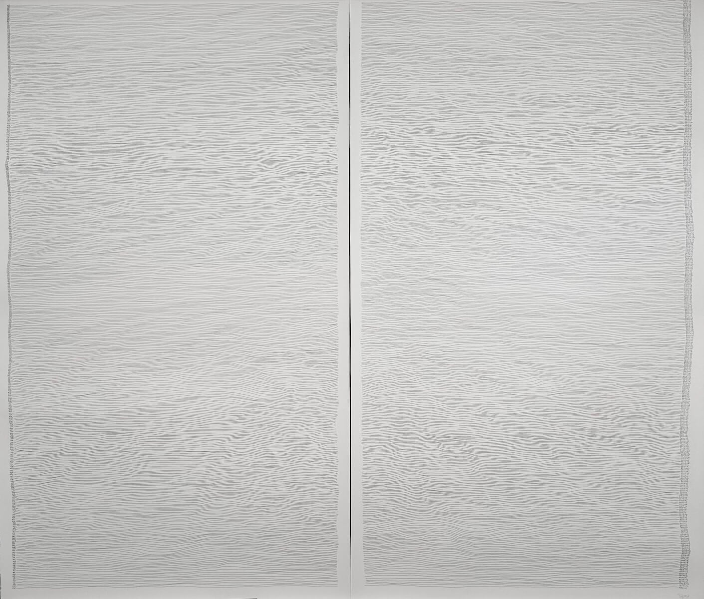 Image of Ask Receive Lines (diptych)