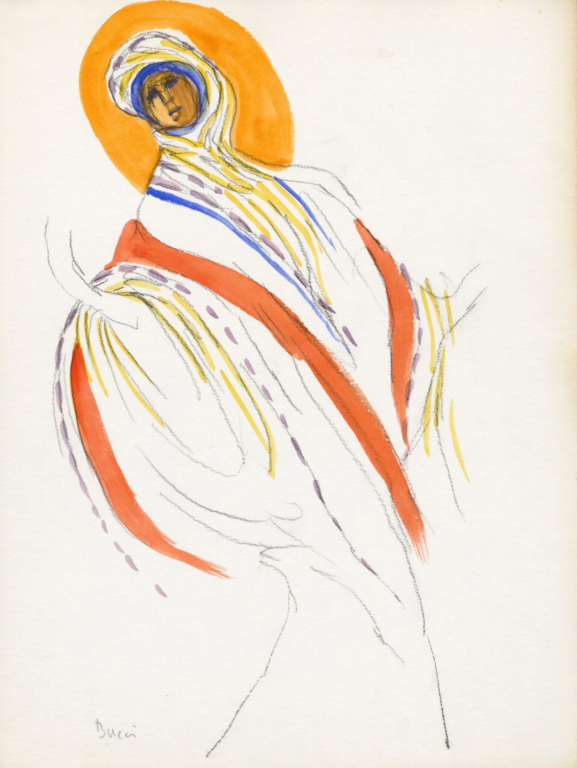 Image of Untitled (D319) Fashion figure 1/22/65